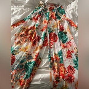 Floral Wide Leg Pant size S